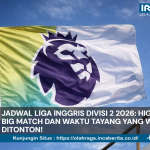 Jadwal Liga Inggris Divisi 2