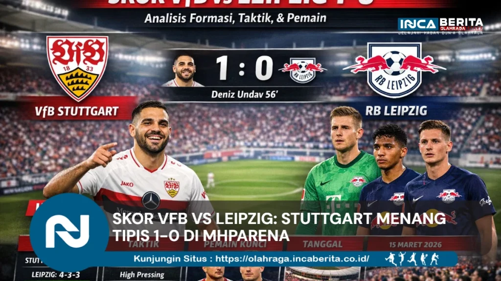 Skor VfB vs Leipzig: Stuttgart Menang Tipis 1-0 di MHPArena