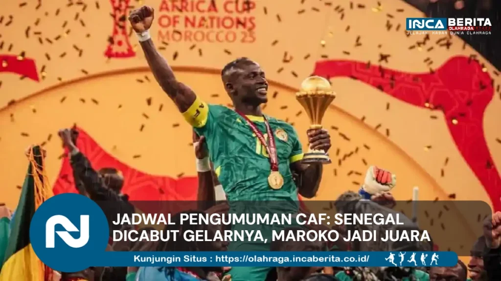 CAF Cabut Gelar Senegal