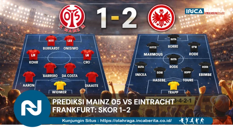 Prediksi Mainz 05 vs Eintracht Frankfurt: Skor 1-2