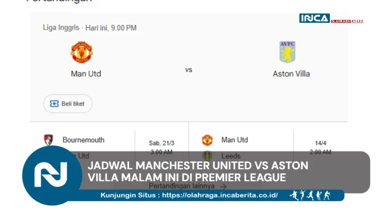 Jadwal Manchester United