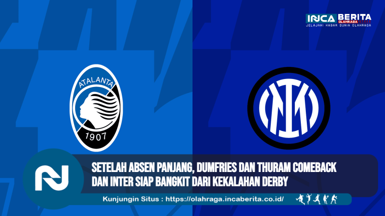 Setelah Absen Panjang, Dumfries dan Thuram Comeback dan Inter Siap Bangkit dari Kekalahan Derby