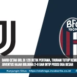 David Cetak Gol di 120 Detik Pertama, Thuram Tutup Kemenangan — Juventus Hajar Bologna 2-0 dan Intip Posisi Dua Besar