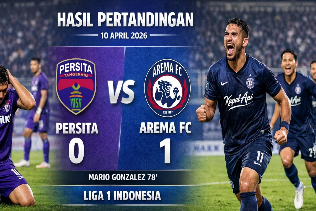 Hasil Persita vs Arema FC