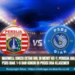 Maxwell Souza Cetak Gol di Menit Ke-7, Persija Jakarta Bekuk PSBS Biak 1-0 dan Kokoh di Posisi Dua Klasemen