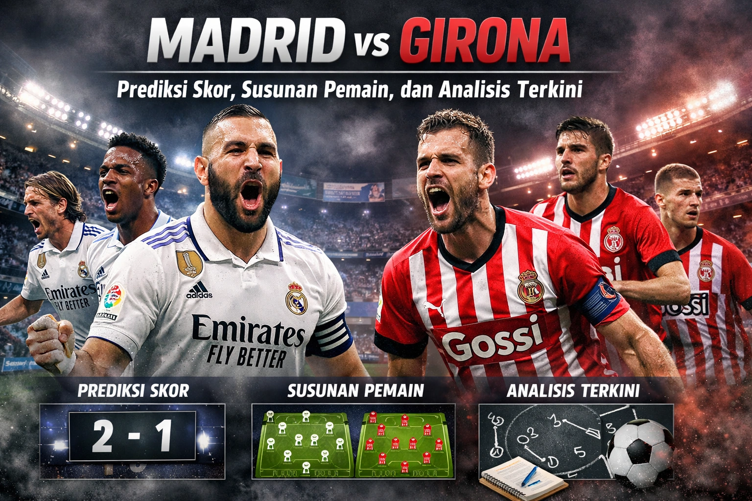 Prediksi Madrid Vs Girona