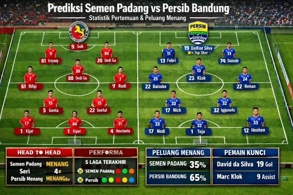 Prediksi Semen Padang vs Persib Bandung