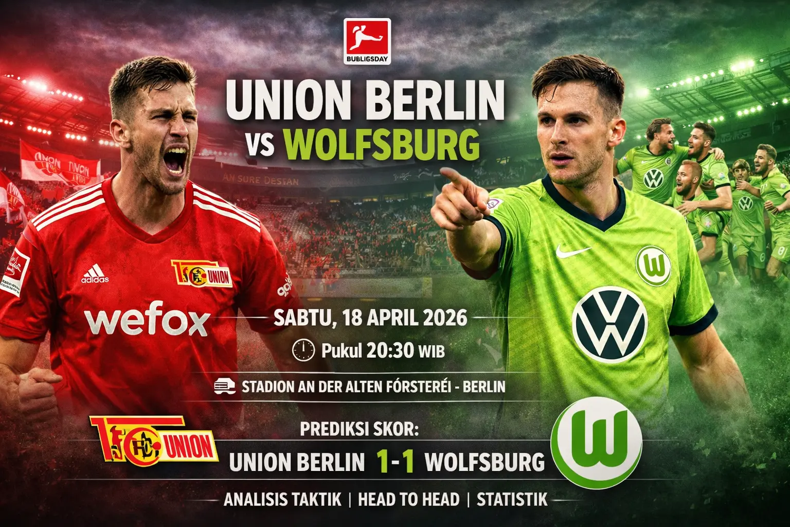 Union Berlin vs Wolfsburg