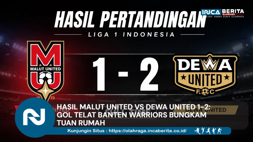 Hasil Malut United vs Dewa United