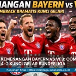 Kemenangan Bayern vs VFB: Comeback 4-2 Kunci Gelar Bundesliga
