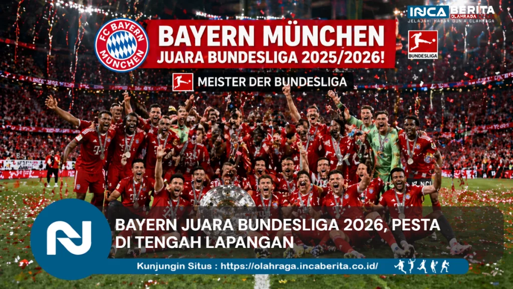 Bayern Juara Bundesliga 2026, Pesta di Tengah Lapangan
