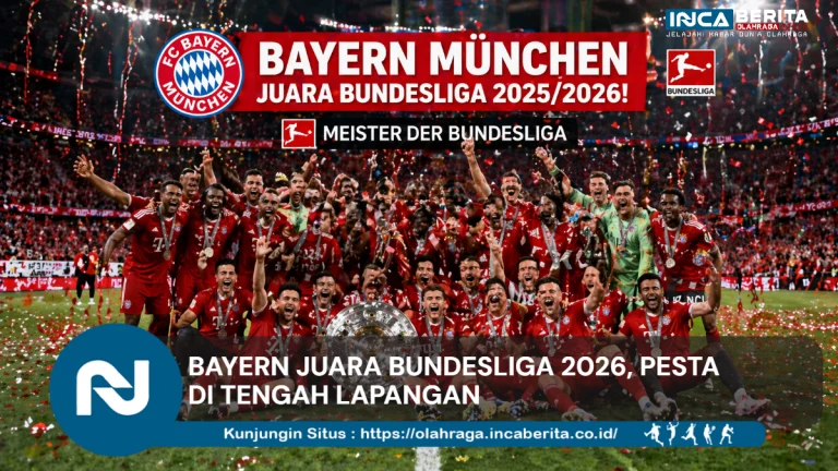 Bayern Juara Bundesliga 2026, Pesta di Tengah Lapangan
