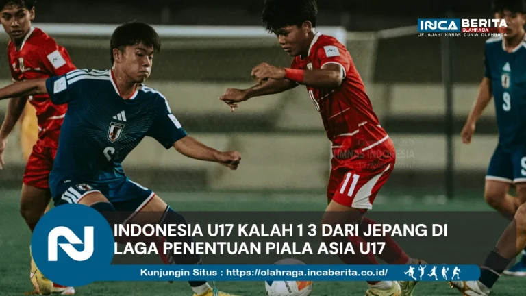 kekalahan indonesia vs jepang u17
