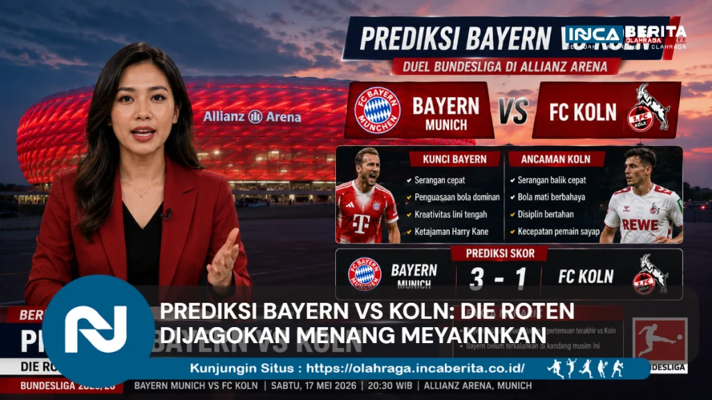 Prediksi Bayern vs Koln: Die Roten Dijagokan Menang Meyakinkan