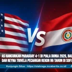 AS Hancurkan Paraguay 4-1 di Piala Dunia 2026, Balogun Brace dan Reyna Trivela Pecahkan Rekor 96 Tahun di SoFi Stadium