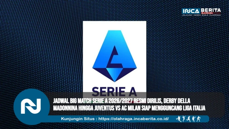 Jadwal Big Match Serie A 2026/2027 Resmi Dirilis, Derby della Madonnina hingga Juventus vs AC Milan Siap Mengguncang Liga Italia