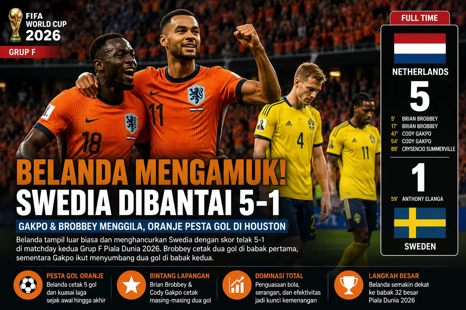 Netherlands vs Sweden