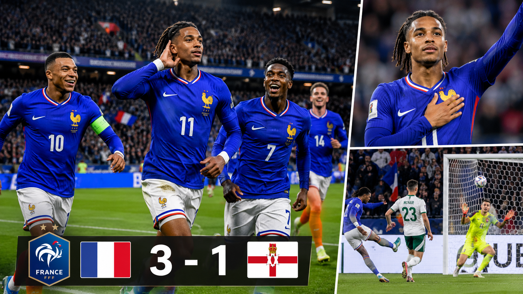 Prancis vs Irlandia Utara