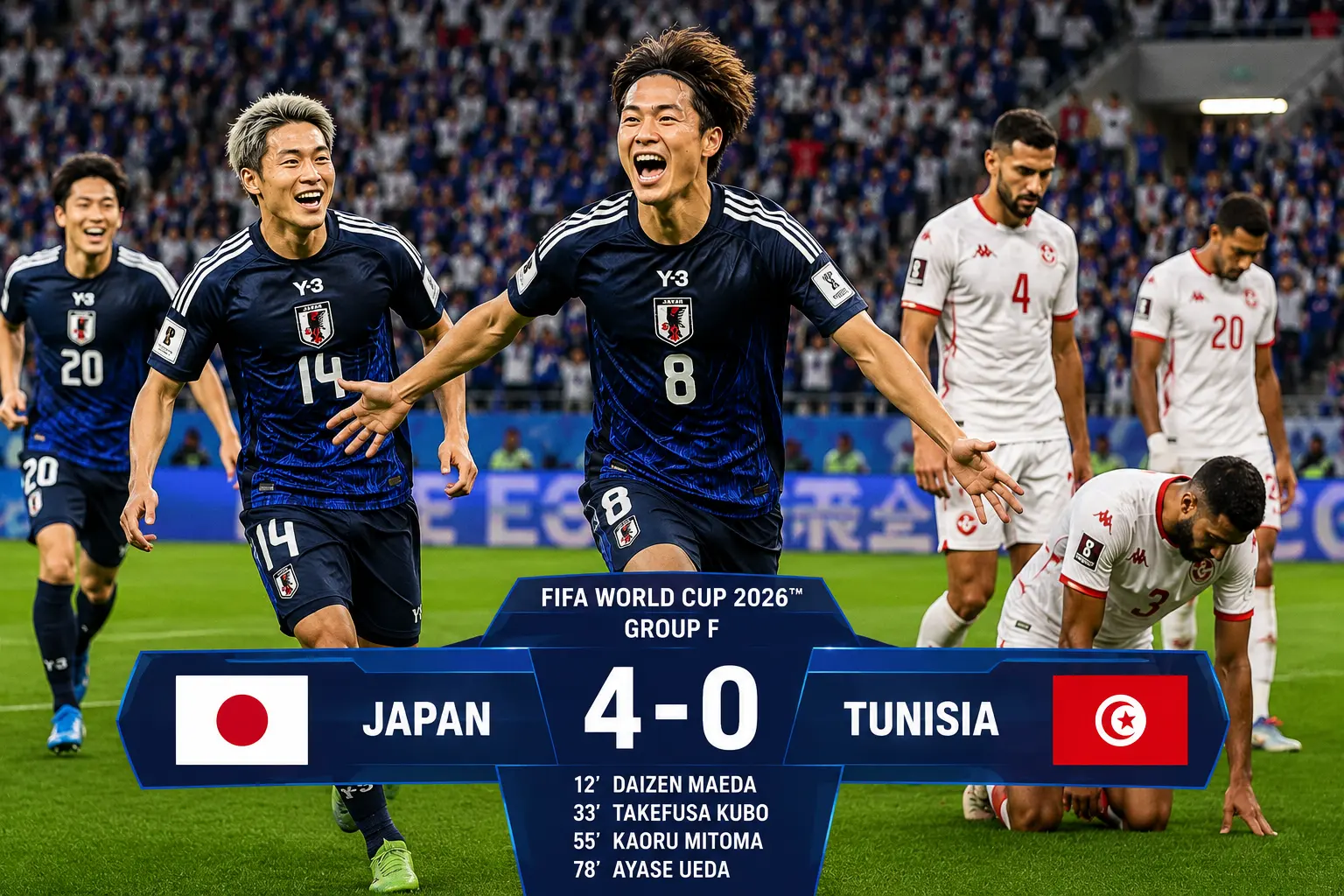 Tunisia vs Japan