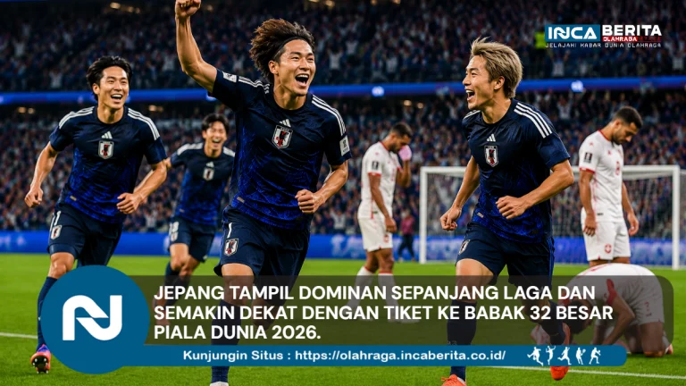 Jepang tampil dominan sepanjang laga dan semakin dekat dengan tiket ke babak 32 besar Piala Dunia 2026.