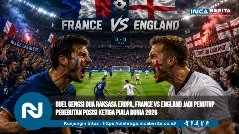Duel Gengsi Dua Raksasa Eropa, France vs England Jadi Penutup Perebutan Posisi Ketiga Piala Dunia 2026