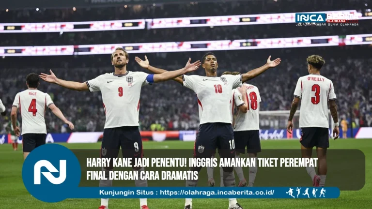 Inggris Lolols Perempat Final