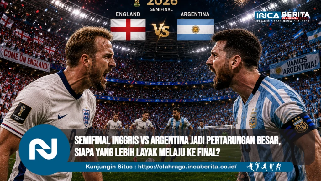 Semifinal Inggris vs Argentina Jadi Pertarungan Besar, Siapa yang Lebih Layak Melaju ke Final?