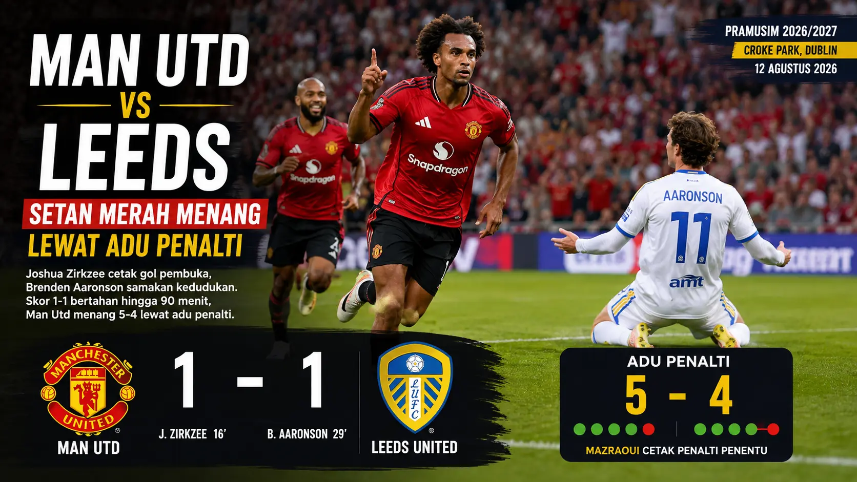 Man Utd vs Leeds
