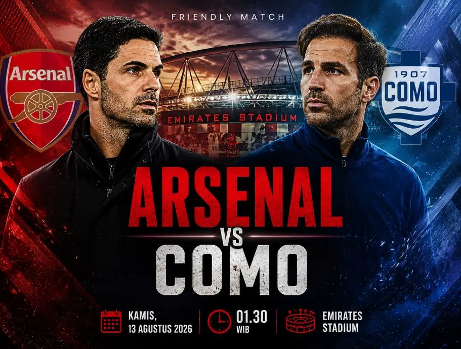 Jadwal Arsenal Vs Como