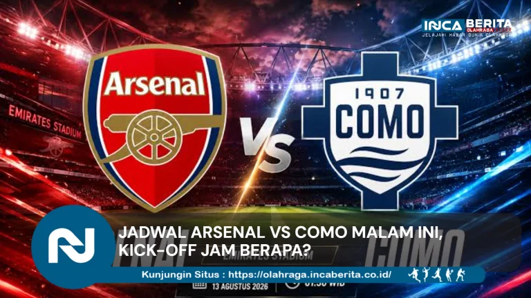 Jadwal Arsenal Vs Como