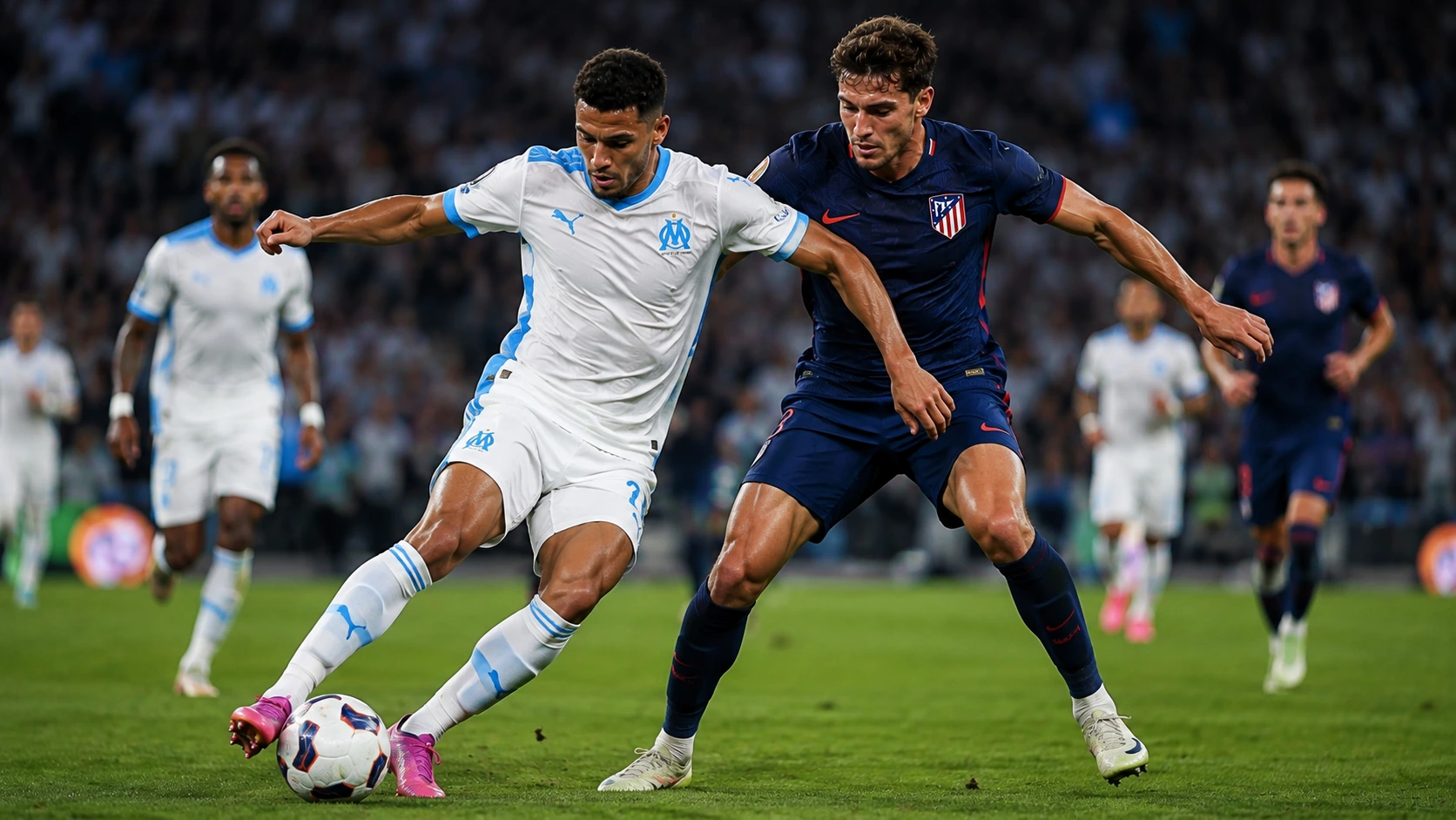 Marseille vs Atlético Madrid: Comeback Dramatis, Los Rojiblancos Menang 2-1