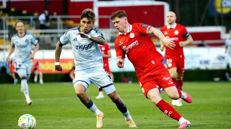 Shelbourne vs Ajax Berakhir 2-2, Raksasa Belanda Tetap Lolos dengan Agregat 5-3