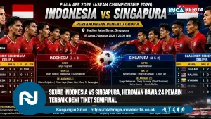 Skuad Indonesia Vs Singapura