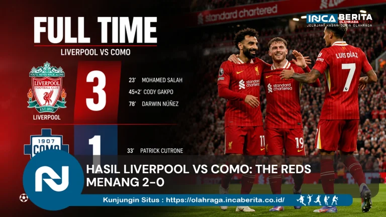 Hasil Liverpool Vs Como